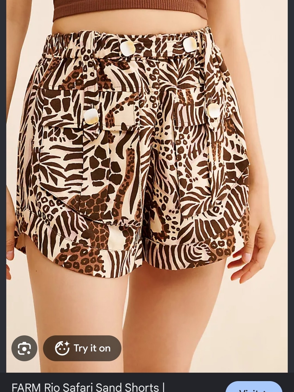 FARM Rio Safari Sand Shorts - Picture 8 of 9